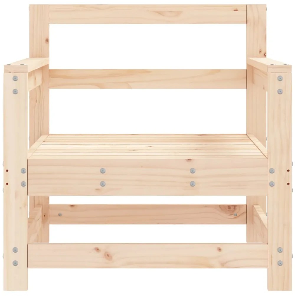 vidaXL Καρέκλες Κήπου 2 τεμ. από Μασίφ Ξύλο Πεύκου