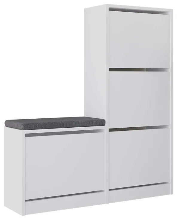 ΠΑΠΟΥΤΣΟΘΗΚΗ DUDE MEGAPAP ΧΡΩΜΑ ΛΕΥΚΟ 104,8X26X118,5ΕΚ.