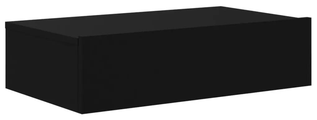 Έπιπλο Τηλεόρασης με LED Μαύρο 60 x 35 x 15,5 εκ. - Μαύρο