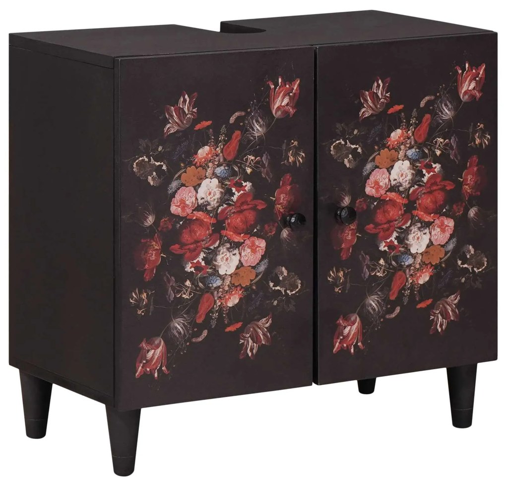 vidaXL Σετ Ντουλαπιών Μπάνιου με συρτάρι 3 pcs Στερεό ξύλο μάνγκο