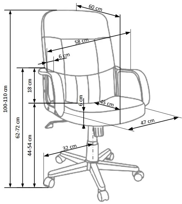 DENZEL chair color: dakr brown DIOMMI V-CH-DENZEL-FOT-C.BRĄZ