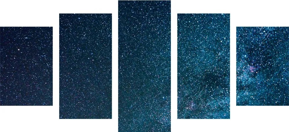 Εικόνα 5 μερών Γαλαξίας ανάμεσα στα αστέρια