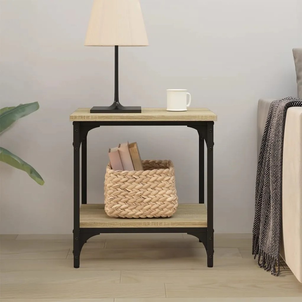 vidaXL Βοηθητικό Τραπέζι Sonoma Δρυς 40x30x42 εκ. Επεξεργασμένο Ξύλο