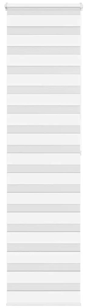 Ζέβρα τυφλή Λευκό Πλάτος υφάσματος 50,9 εκ. Πολυεστέρας