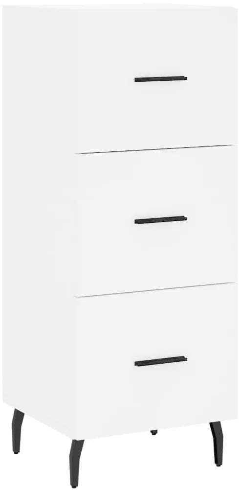 vidaXL Ντουλάπι Λευκό 34,5 x 34 x 180 εκ. από Επεξεργασμένο Ξύλο