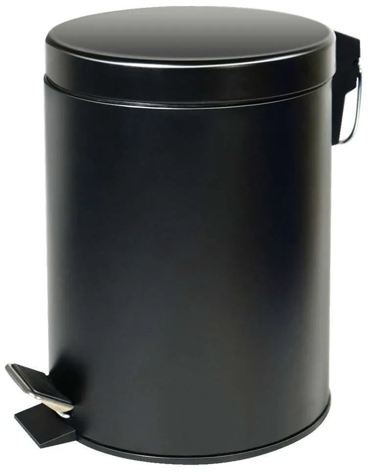 Κάδος Απορριμμάτων GA-8805Bb GA-8805B 5Lt 20x26cm Black Karag Ορείχαλκος