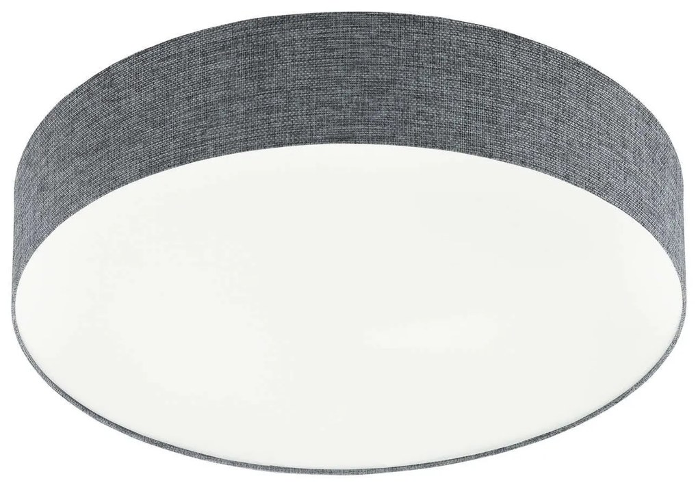 Φωτιστικό Οροφής - Πλαφονιέρα Led 97779 Grey Romao Eglo Metal, Fabric