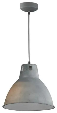 Κρεμαστό Φωτιστικό Sheffield Τσιμέντο από τη Fischer Honsel-68691-Γκρι 68691