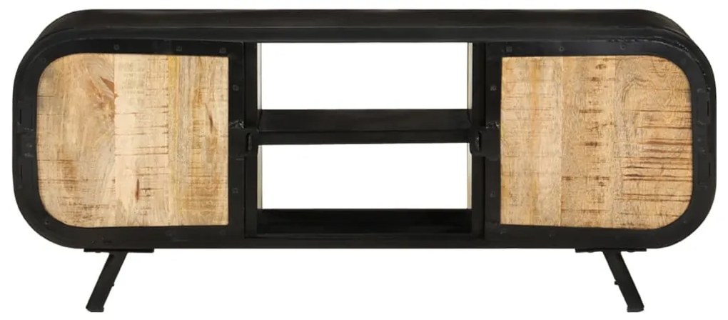 vidaXL Έπιπλο Τηλεόρασης 110 x 30 x 45 εκ. από Ακατέργαστο Ξύλο Μάνγκο