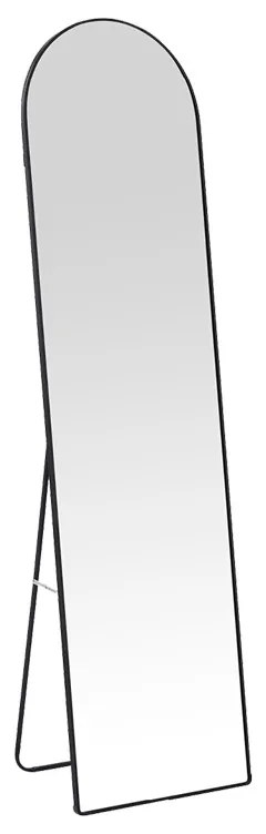 Καθρέπτης Plaza pakoworld αλουμίνιο σε μαύρη απόχρωση 40x28x150εκ