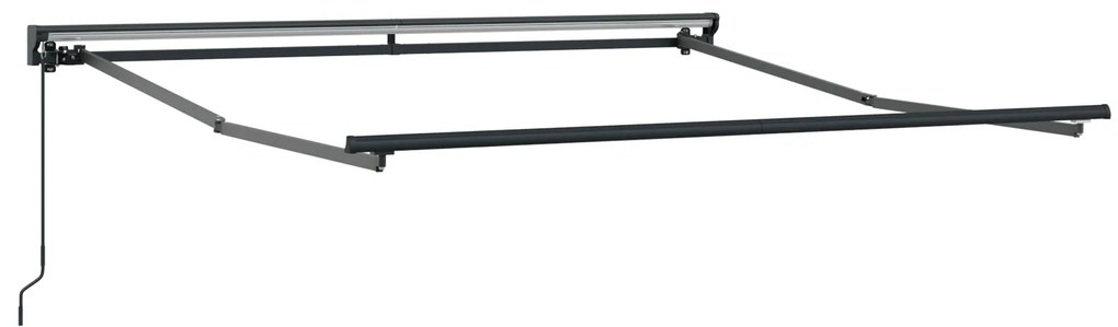 vidaXL Σκηνίτσα Αναδιπλούμενη Μαύρο 350x250 εκ Πολυεστέρας