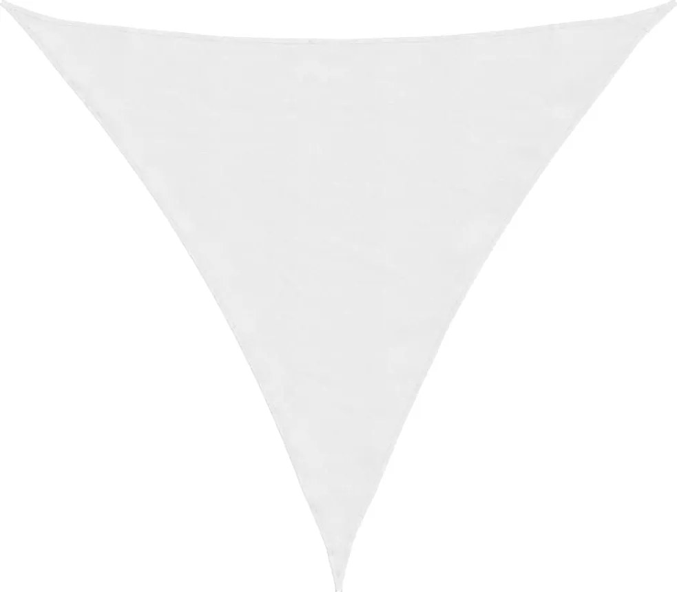 vidaXL Πανί Σκίασης Τρίγωνο Λευκό 4 x 4 x 4 μ. από Ύφασμα Oxford