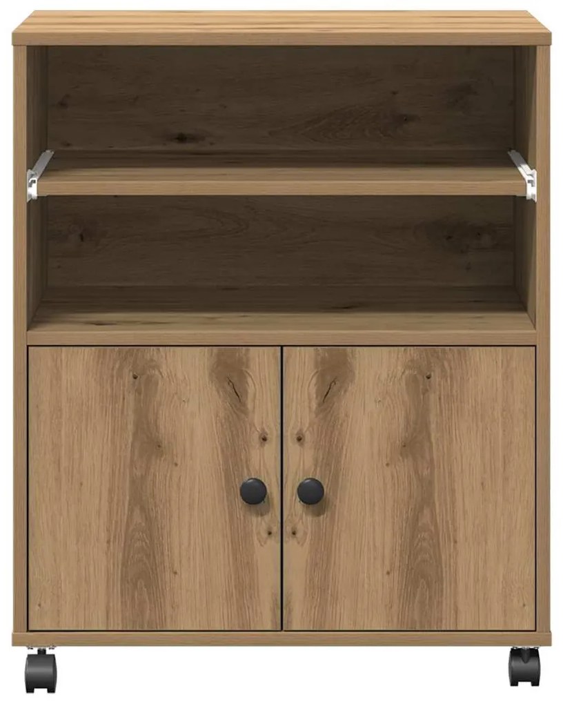 vidaXL Σταντ Εκτυπωτή artisan δρυς 60 x 48 x 74 εκ. Επεξεργασμένο ξύλο