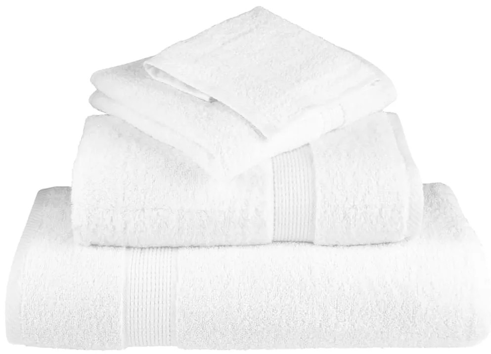 vidaXL Χειροπετσέτες Premium SOLUND 10 τεμ. Λευκό 50x100 εκ. 600 γρ./μ²