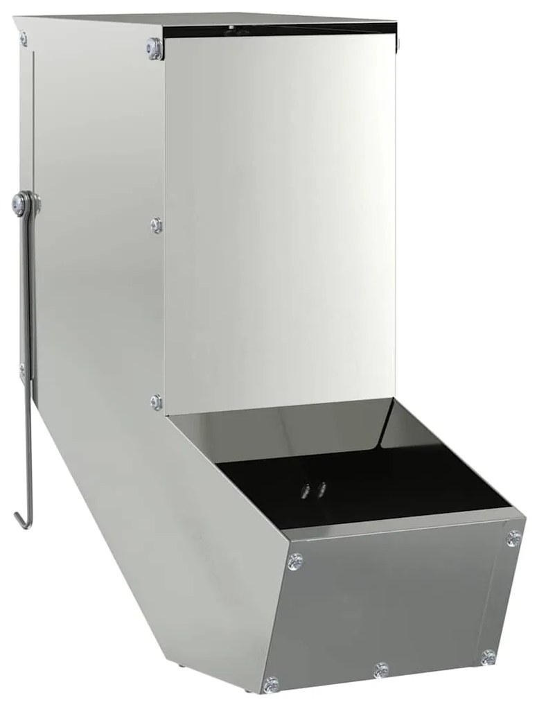 vidaXL Ταΐστρα Χαμστεριών Ασημί 12,5 x 26 x 28,5 εκ