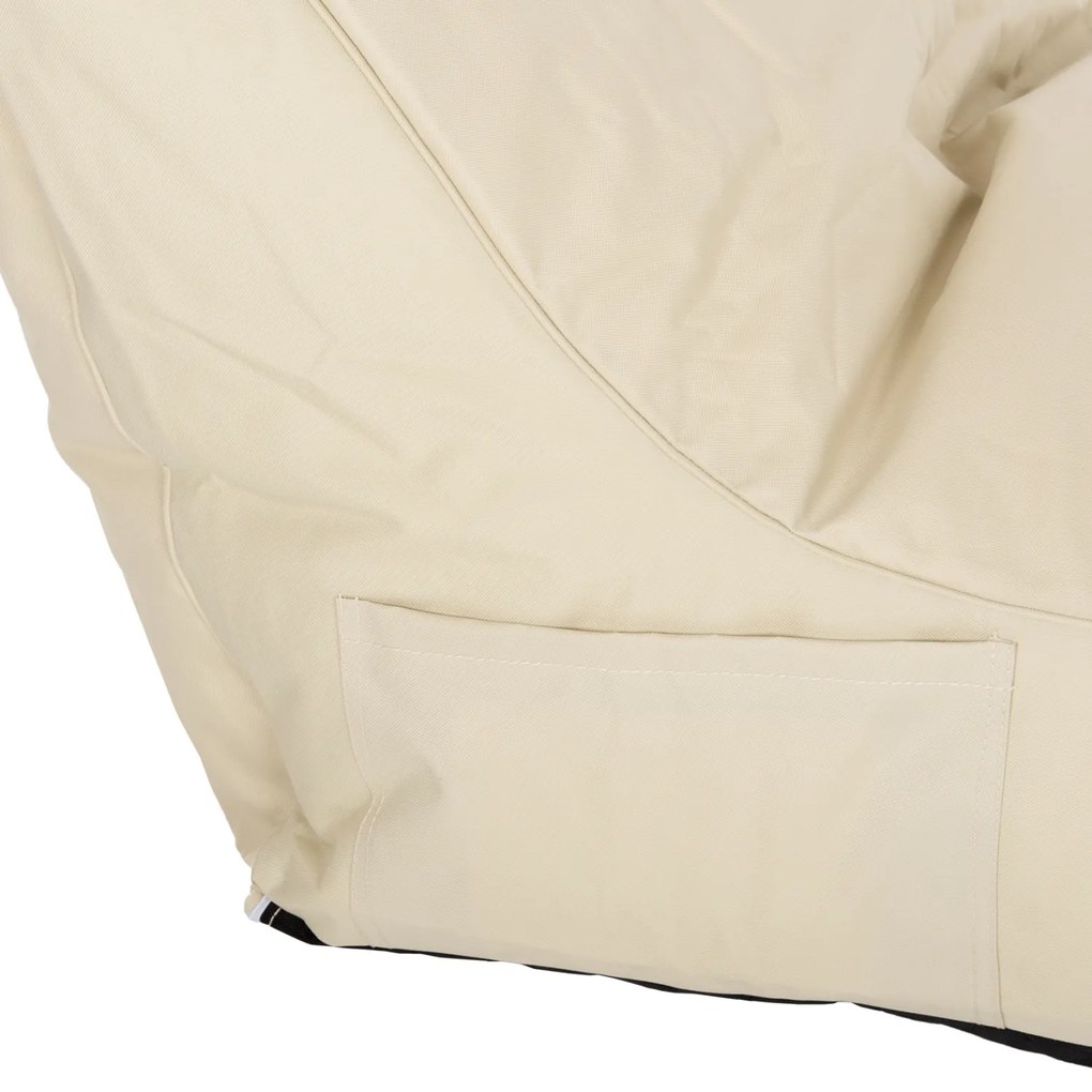 ΠΟΥΦ BLOOM ΑΔΙΑΒΡΟΧΟ HM5111.11 ΜΠΕΖ 106x70x61Υ εκ. (1 Τεμμάχια)