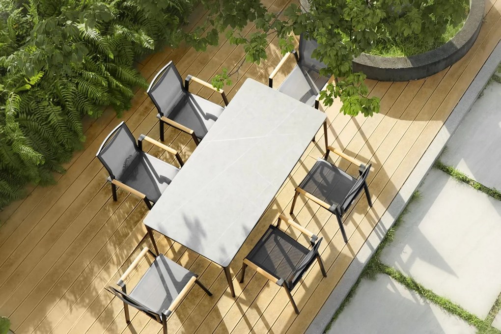 Artie   Aspen/T-180x90xh.75cm Table Anthracite  metax-01-00-2859 διάστ.180.0000 x 90.0000 x 75.0000
