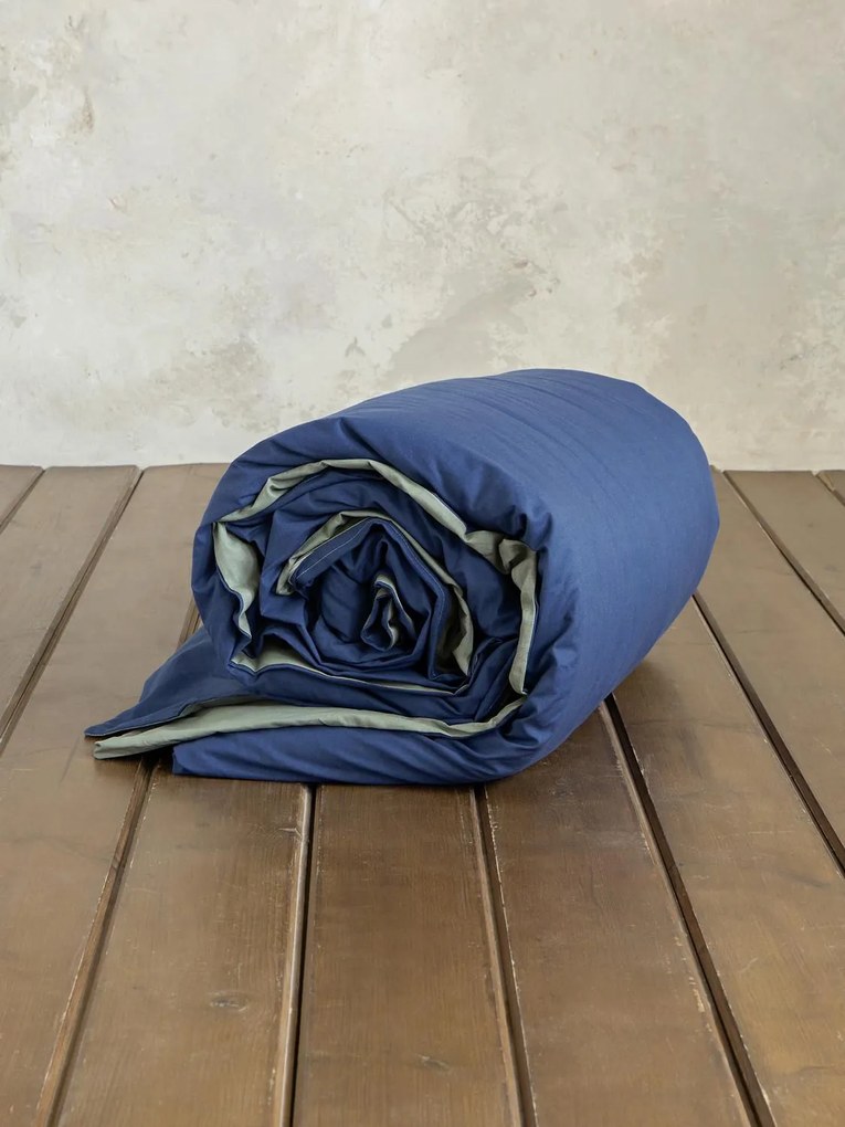 ΠΑΠΛΩΜΑΤΟΘΗΚΗ ΓΙΓΑΣ 240x260cm NIMA - COLORS ROCK GREEN / DARK DENIM