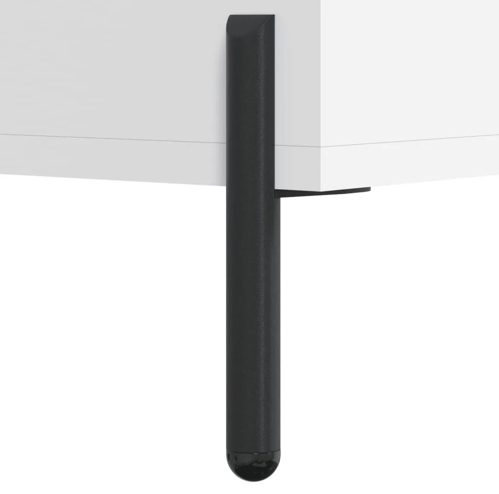 vidaXL Ραφιέρα Λευκή 69,5x32,5x90 εκ. από Επεξεργασμένο Ξύλο