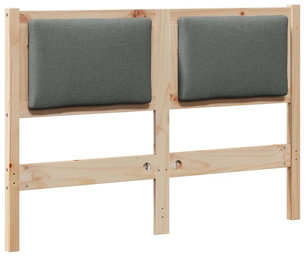 vidaXL Κεφαλάρι Άλλο Καφέ 135 cm Μασίφ ξύλο πεύκου