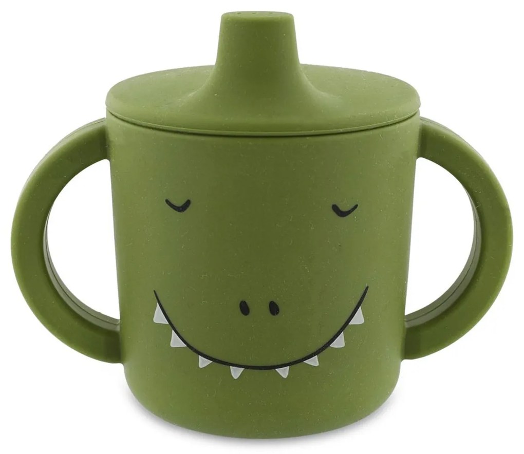 Ποτήρι Εκπαιδευτικό Σιλικόνης 207ml Trixie Mr.Dino