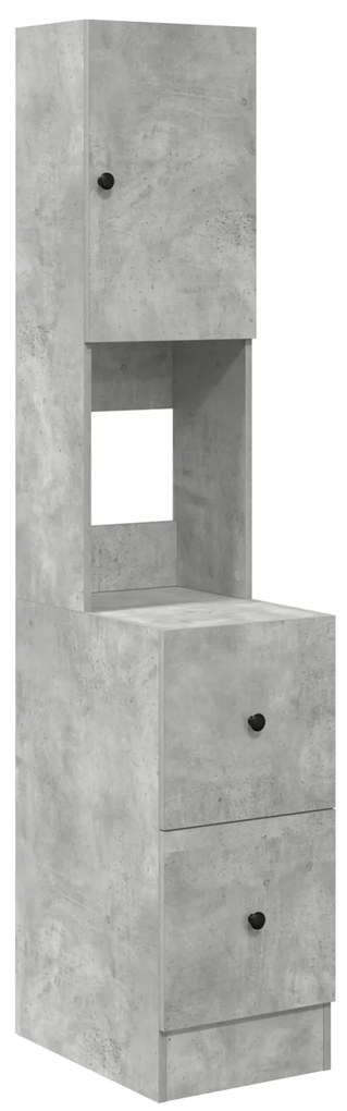 vidaXL Ντουλάπι Κουζίνας Γκρι Σκυριά 35x50x180 εκ. Μοριοσανίδας