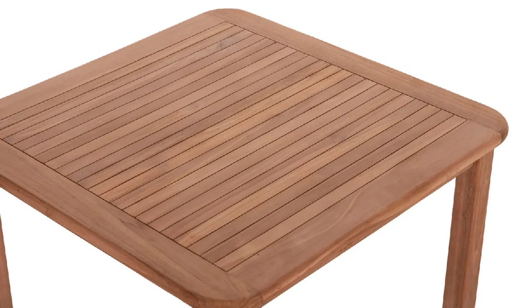 ΤΡΑΠΕΖΙ ΤΕΤΡΑΓΩΝΟ PRESSCOT HM18122 ΞΥΛΟ TEAK--ΦΥΣΙΚΟ 80x80x76Υεκ.