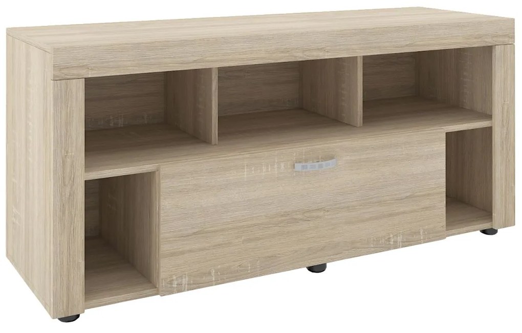 Έπιπλο Τηλεόρασης VISION Μοριοσανίδα Sonoma 130x41.6x60cm - ART-14200211