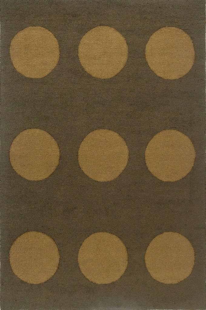 Χαλί Habitat Festival Dots 495817 Olive-Green Brink &amp; Campman 140X200cm