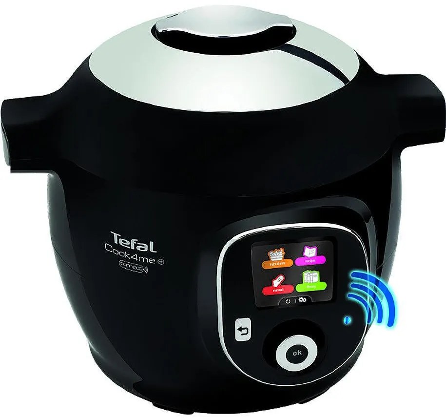 Tefal CY855830 EPC Πολυμάγειρας Μαύρος 6lt, 1450W