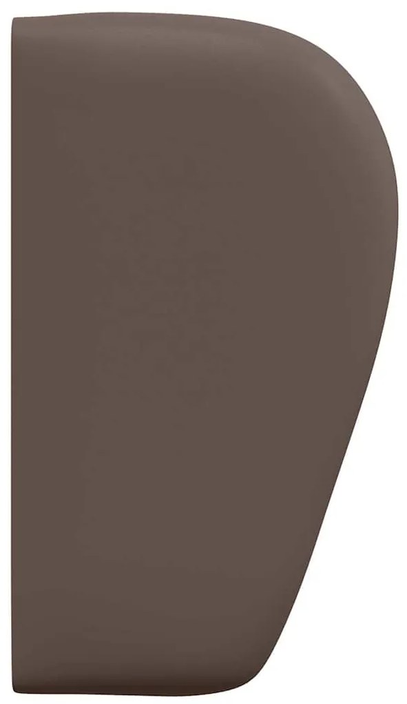 vidaXL Αυτί Κεφαλής Καφέ 40 x 23 x 6 εκ Αφρός και PVC