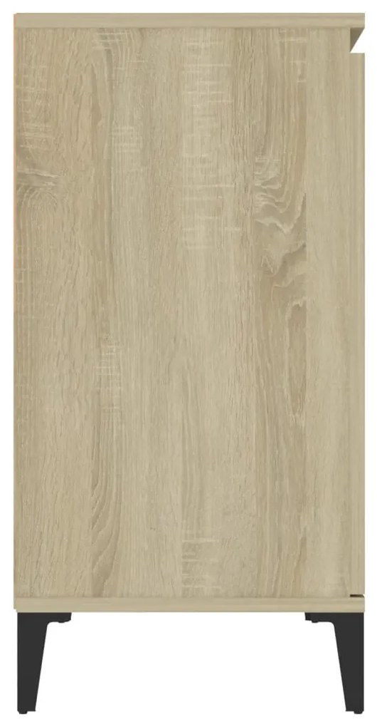 vidaXL Μπουφές Sonoma Δρυς 102 x 35 x 70 εκ. από Επεξεργασμένο Ξύλο
