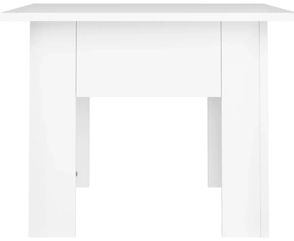 vidaXL Τραπεζάκι Σαλονιού Λευκό 55x55x42 εκ. Επεξεργ. Ξύλο