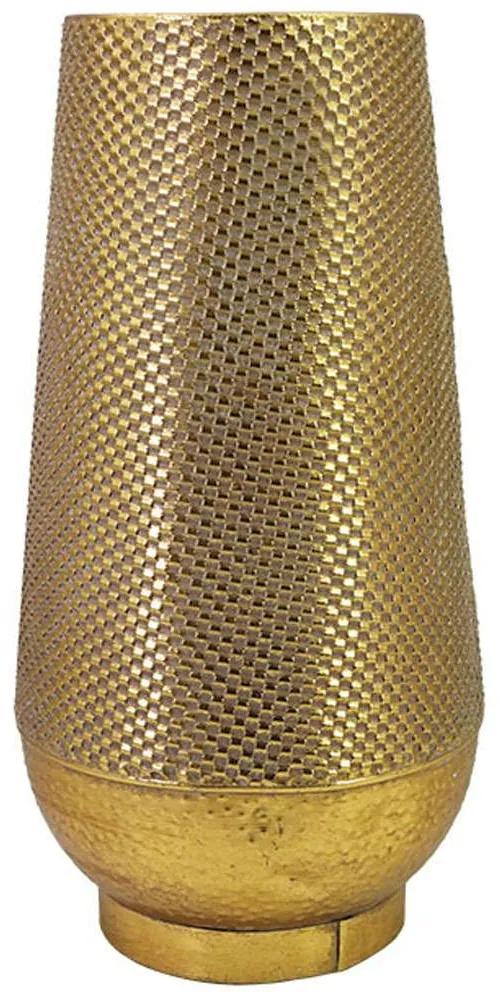 Βάζο Μεταλλικό 15-00-22419 Φ30x60cm Gold Marhome Μέταλλο