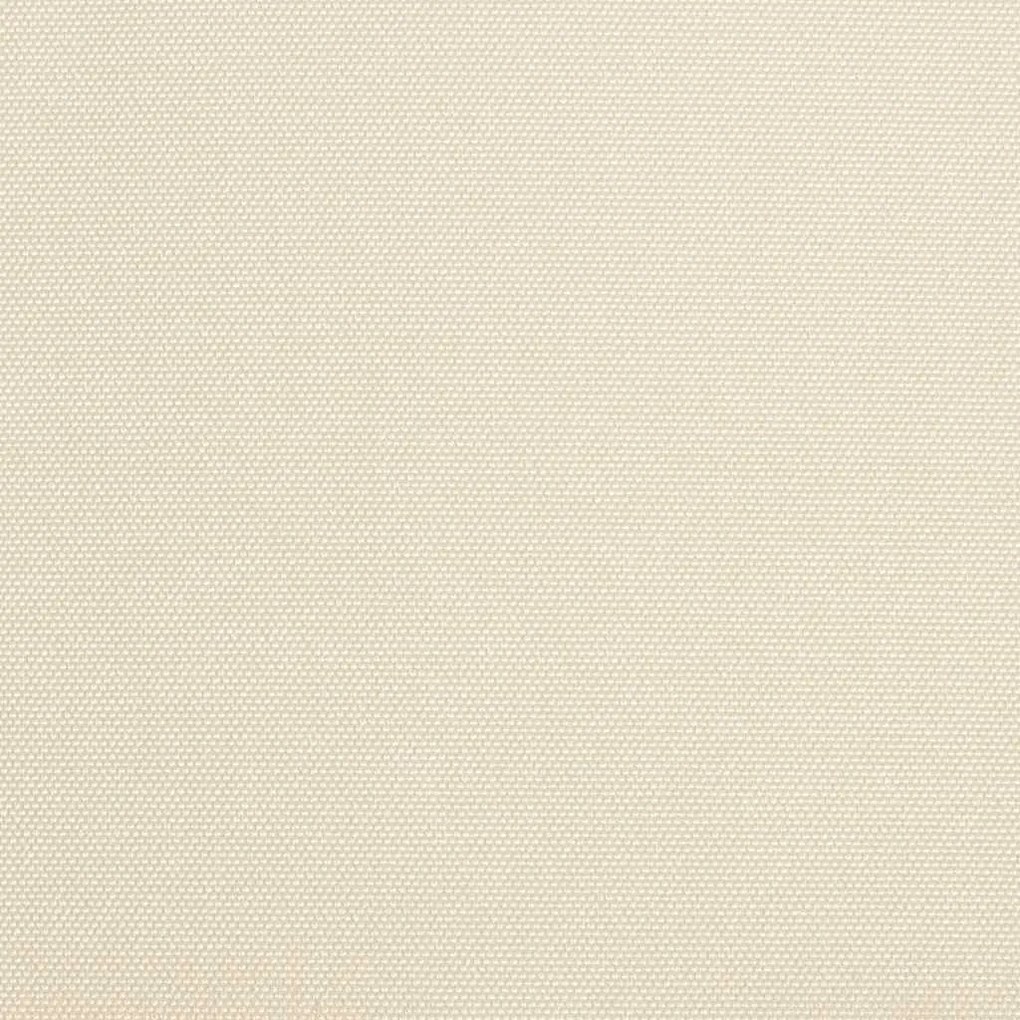 vidaXL Τέντα Αναδιπλούμενη Κρεμ 400 εκ. με Μοτέρ