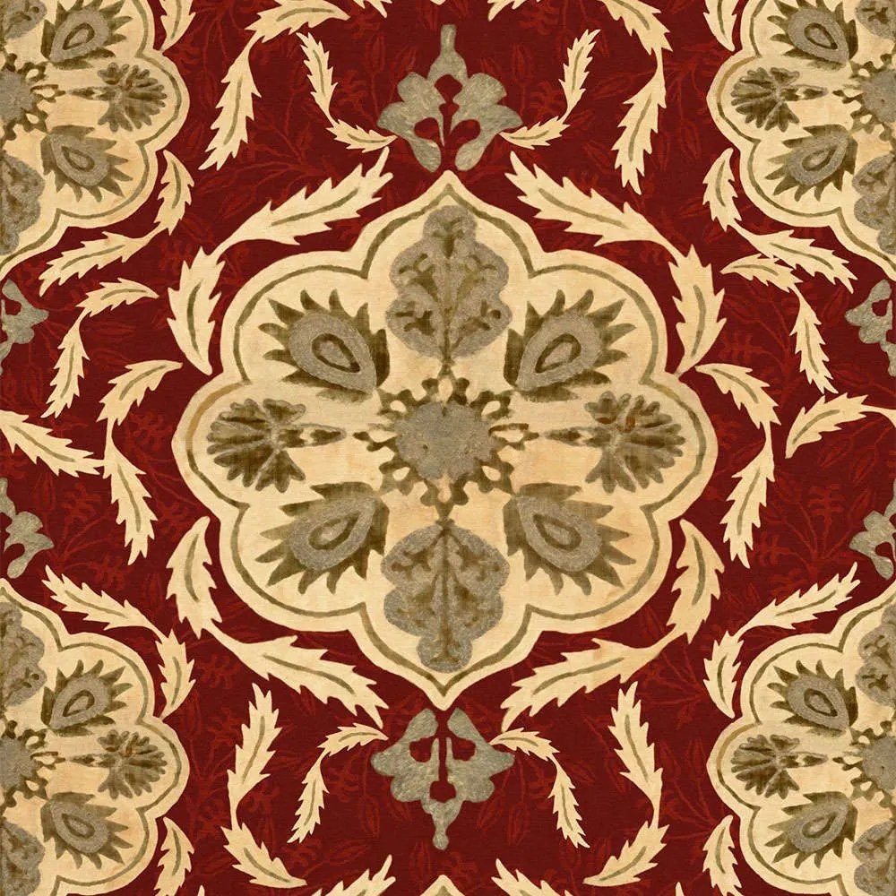 Ταπετσαρία Ottoman WP20728 Multi-Red MindTheGap Bamboo,Ξύλο