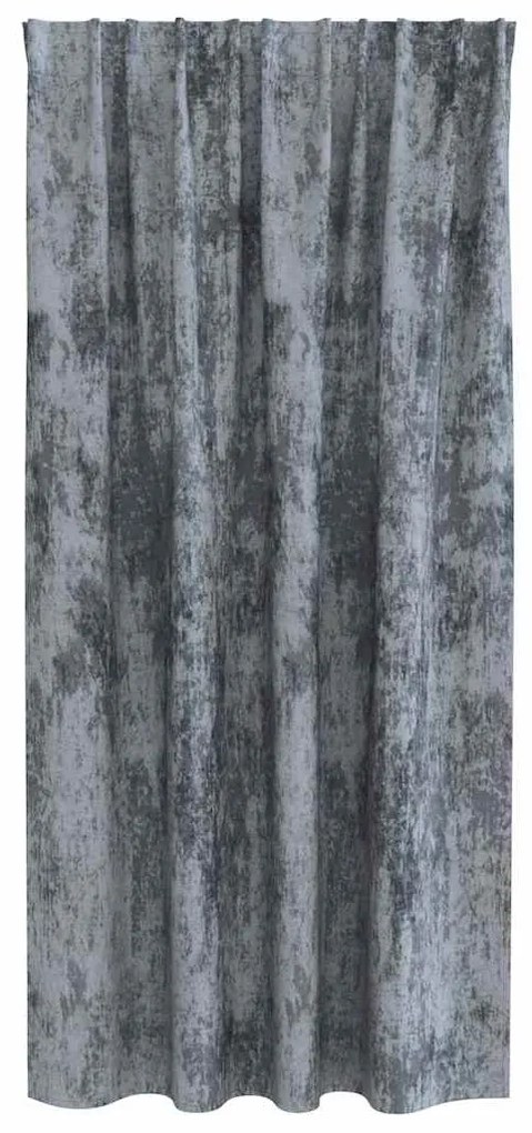 vidaXL Κουρτίνα με κουρτίνες 2 pcs Ασημί γκρι 175 x 140 εκ. Βελούδο