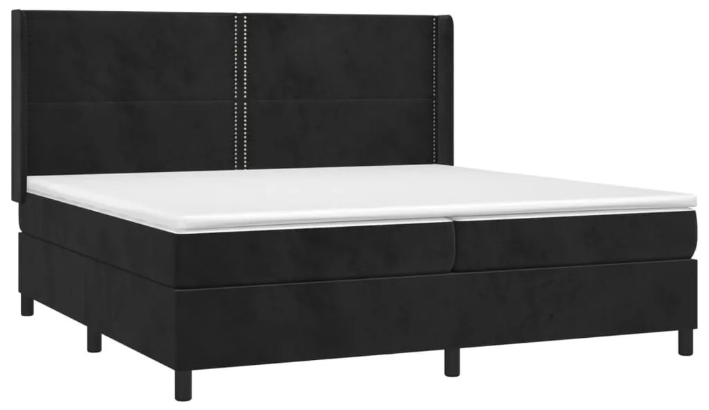 ΚΡΕΒΑΤΙ BOXSPRING ΜΕ ΣΤΡΩΜΑ ΜΑΥΡΟ 200X200 ΕΚ. ΒΕΛΟΥΔΙΝΟ 3132641