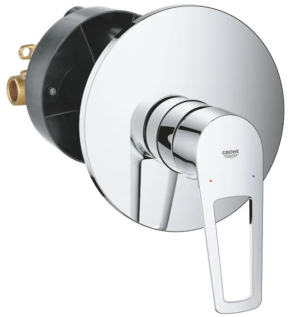Πλήρες σετ εντοιχιζόμενης μπαταρίας ντουσιέρας Grohe BauLoop