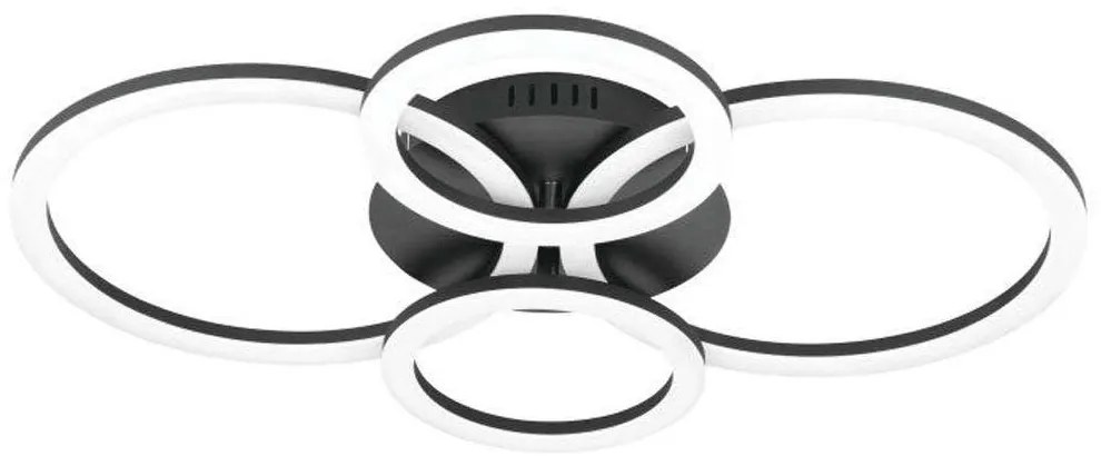 Φωτιστικό Οροφής-Πλαφονιέρα Parrapos-Z 900319 61,5x45x8cm Dimmable Led 41W Black Eglo