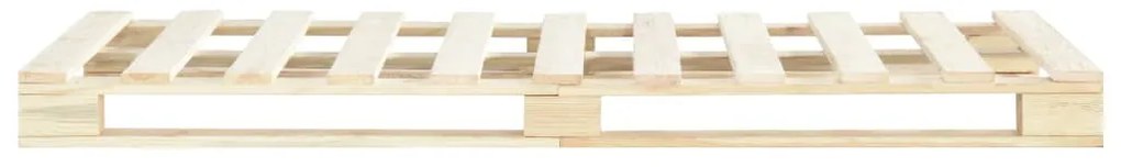 vidaXL Πλαίσιο Κρεβατιού 120 x 200 εκ. Παλέτες από Μασίφ Ξύλο Πεύκου