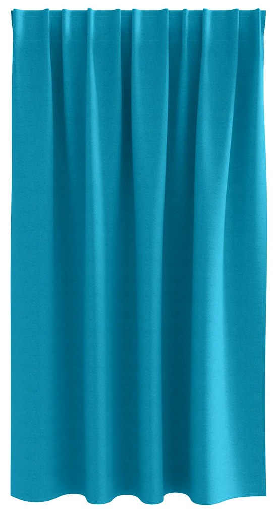vidaXL Κουρτίνες με κουρτίνες 2 pcs Τιρκουάζ 140 x 140 cm Πολυεστέρας