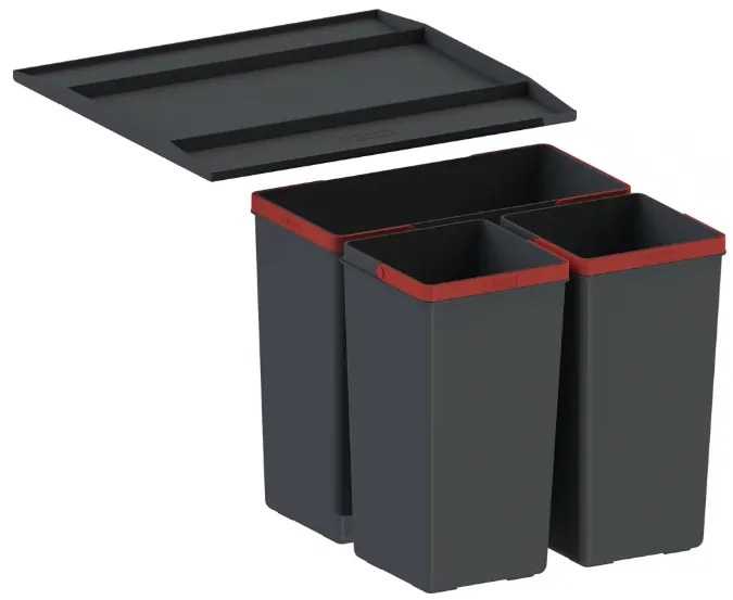Franke Easysort 450-1-2 Εργονομικός Κάδος Απορριμάτων 28lt