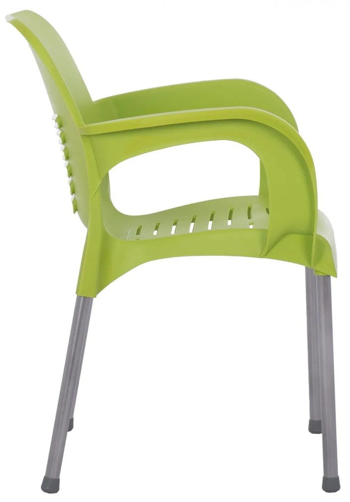 Καρέκλα - Πολυθρόνα RECYCLED KAREK C5592.17 Πράσινη Πολυπροπυλενίου 59,5x59x81Y εκ. 59.5x59x81 εκ.