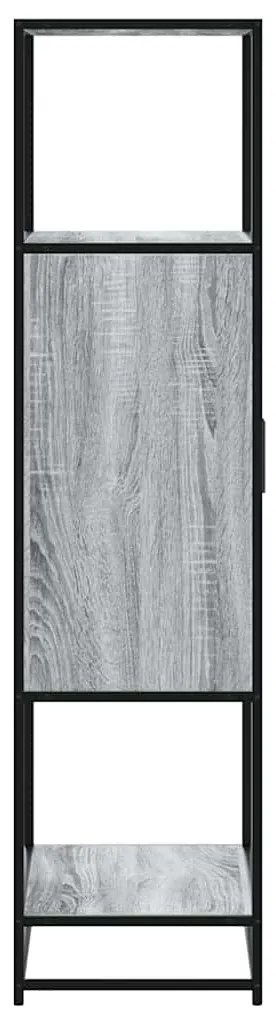 Highboard Grey Sonoma Κατασκευασμένο ξύλο και μέταλλο - Γκρι