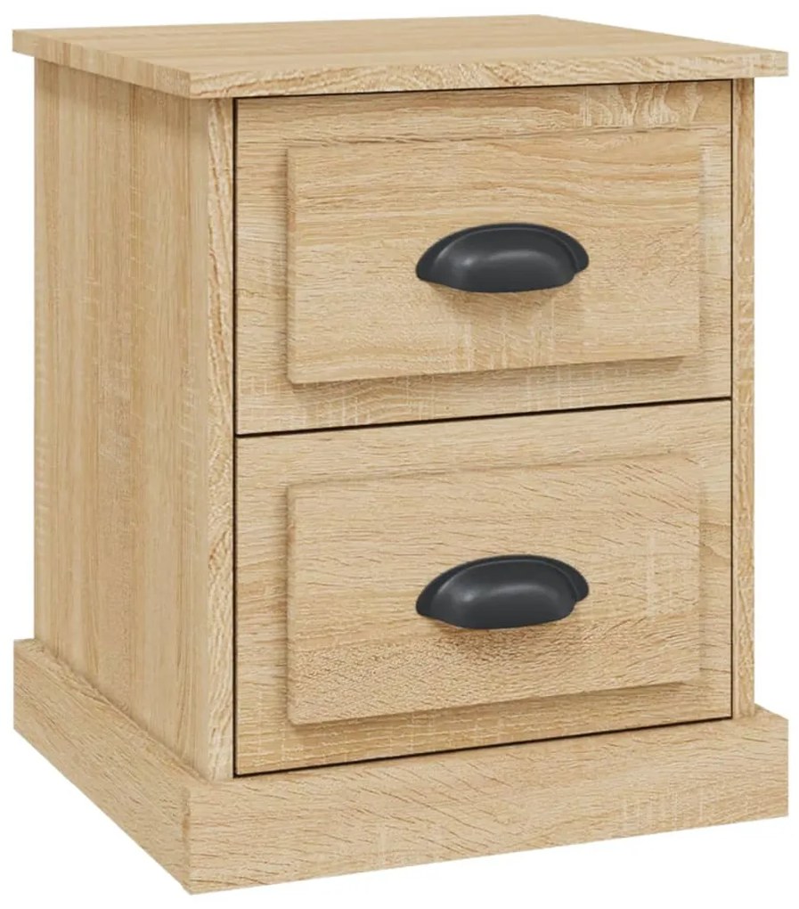 vidaXL Κομοδίνο Sonoma Δρυς 39x39x47,5 εκ. από Επεξεργασμένο Ξύλο