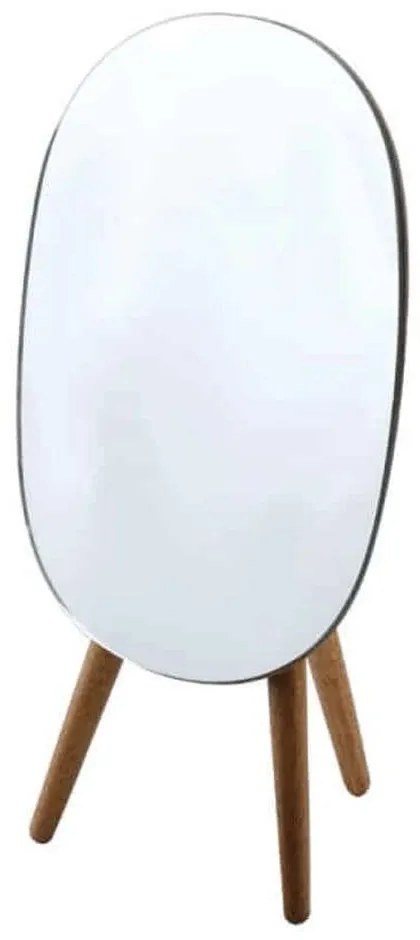 Καθρέπτης Επιτραπέζιος Με Πόδια Alesia 06235.003 13,8x13,8x15cm Brown Ξύλο,Γυαλί