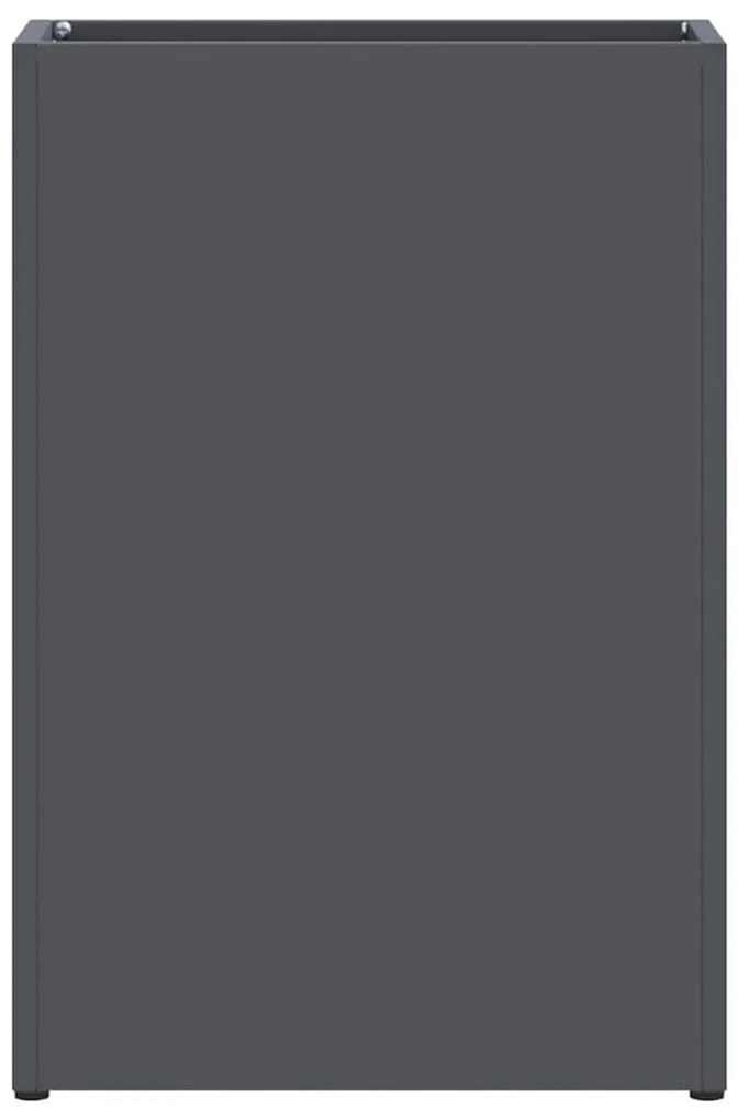 vidaXL Σχέδιο & βάση αποθήκευσης Ανθρακί 28 x 12 x 41 εκ Ατσάλι