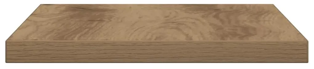vidaXL Ράφια Τοίχου 4 τεμ. Artisan Δρυς 40x20x1,5εκ. από Επεξεργ. Ξύλο