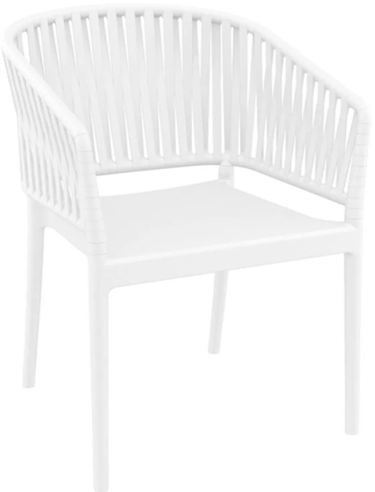 Πολυθρόνα Portofino 20.087 58x58x80cm White